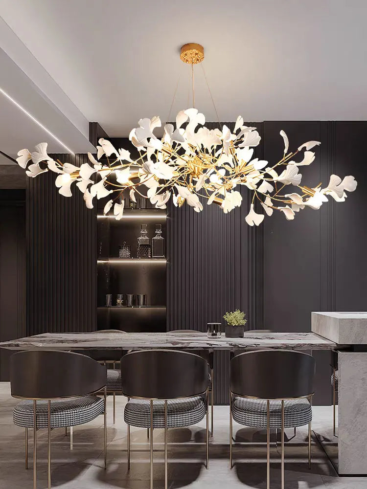 Ginkgo Ceramic LED Chandelier