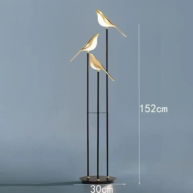 Bird Accent Floor Lamp