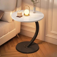 Round Space-Saving Coffee Table