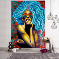 Psychedelic Boho Wall Tapestry
