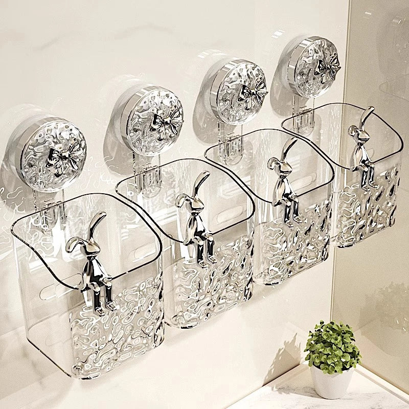Suction Glacier Bathroom Basket