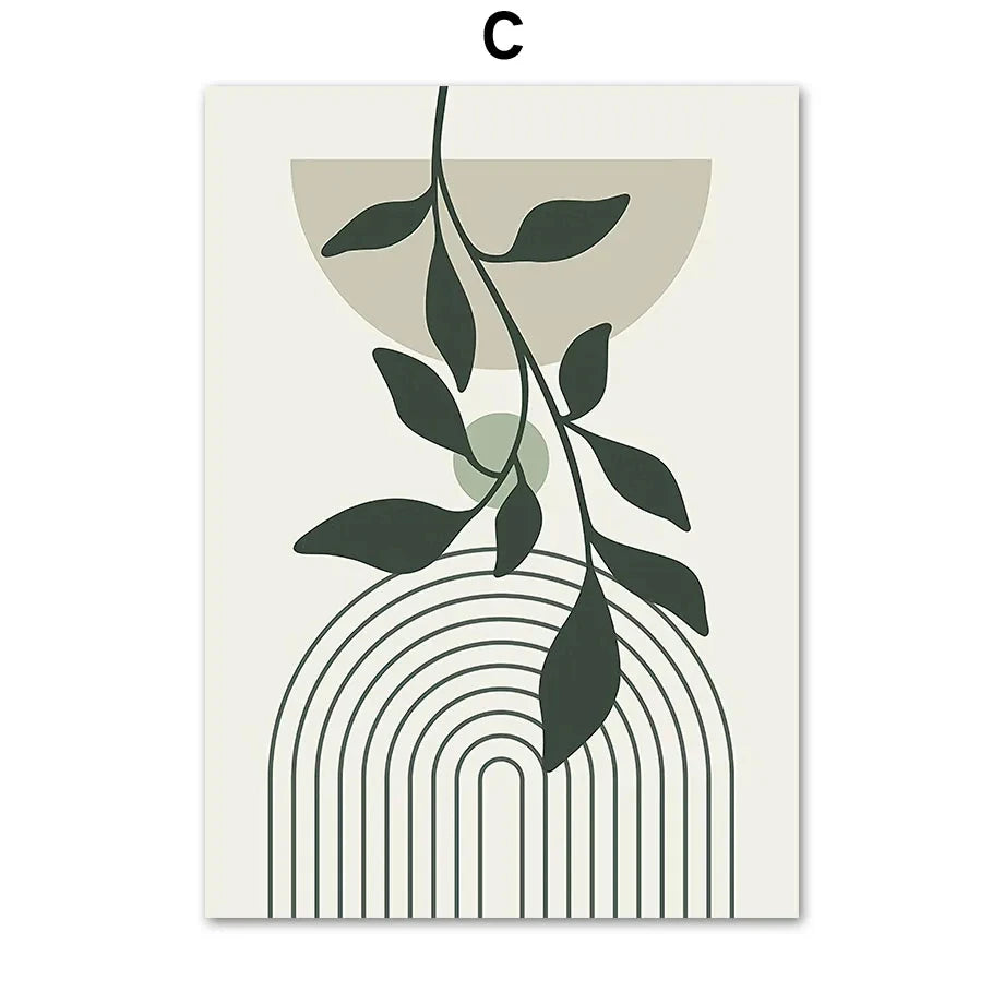 Sage Botanical Canvas Prints