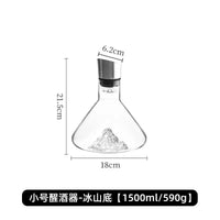Iceberg Crystal Whisky Decanter