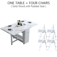 Folding Dining Table Set