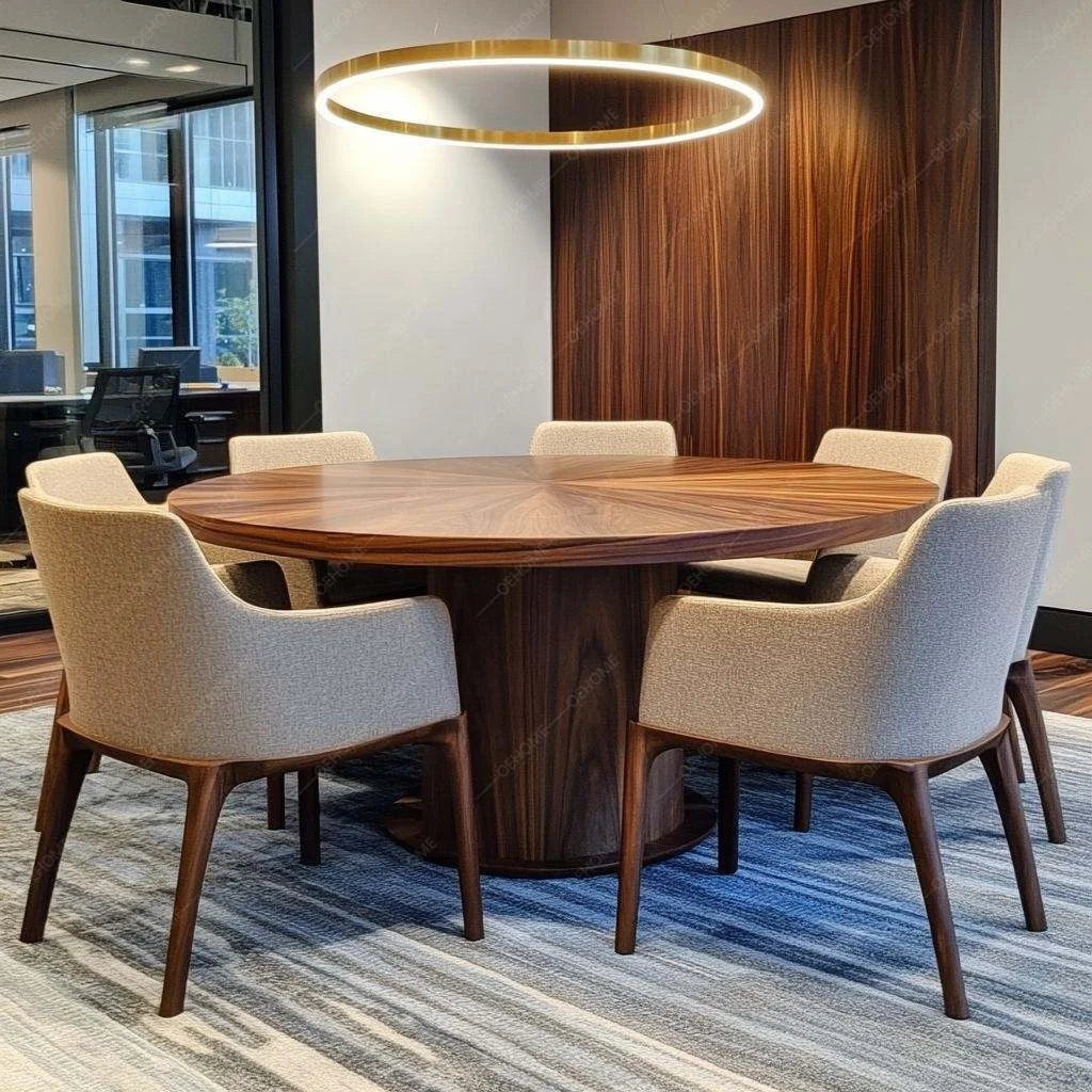 Round Wood Dining Set