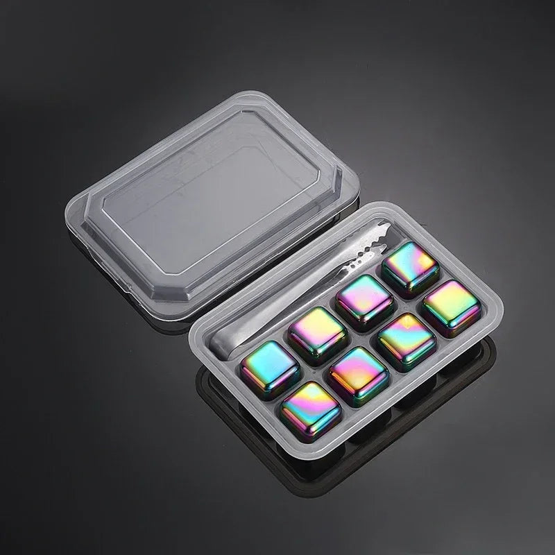 Reusable Stainless Whiskey Cubes