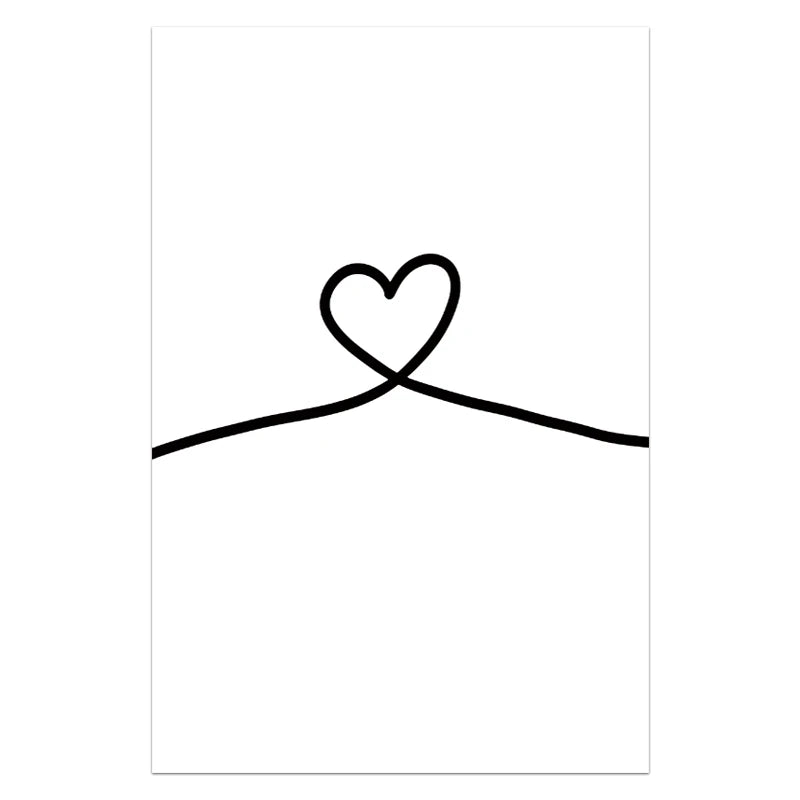 Minimal Love Quote Prints