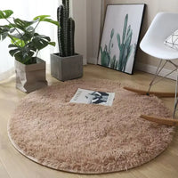 Fluffy Round Plush Carpet