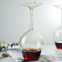 Upside Down Wine Goblet