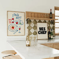 Wine Cheese Kitchen Prints