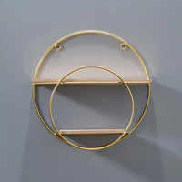 Gold Iron Wall Shelf