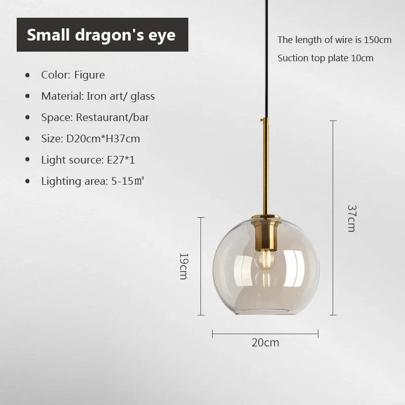 Nordic Glass Loft Pendant