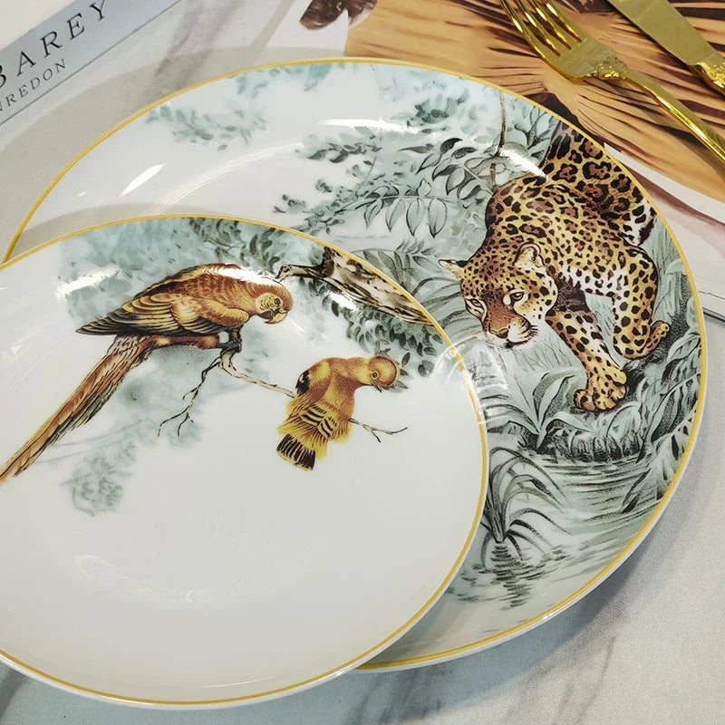 Jungle Ceramic Dinnerware Set
