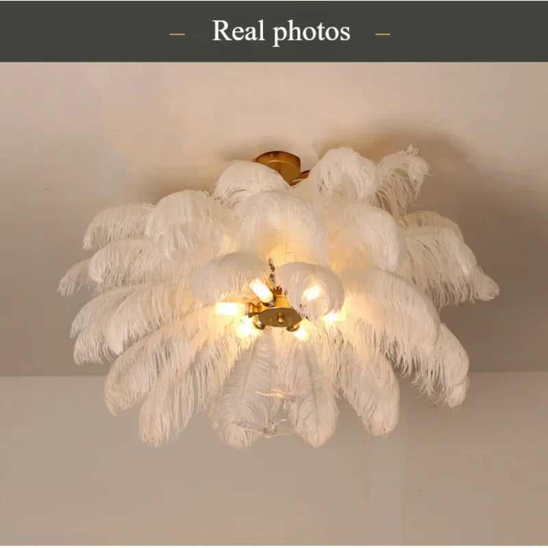 Feather Art Pendant Chandelier