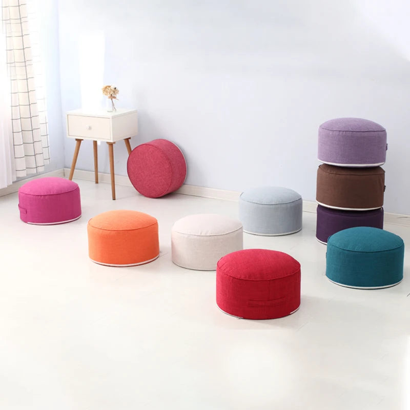 Round Meditation Floor Pouf