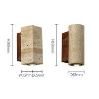 Travertine Marble Wall Sconce