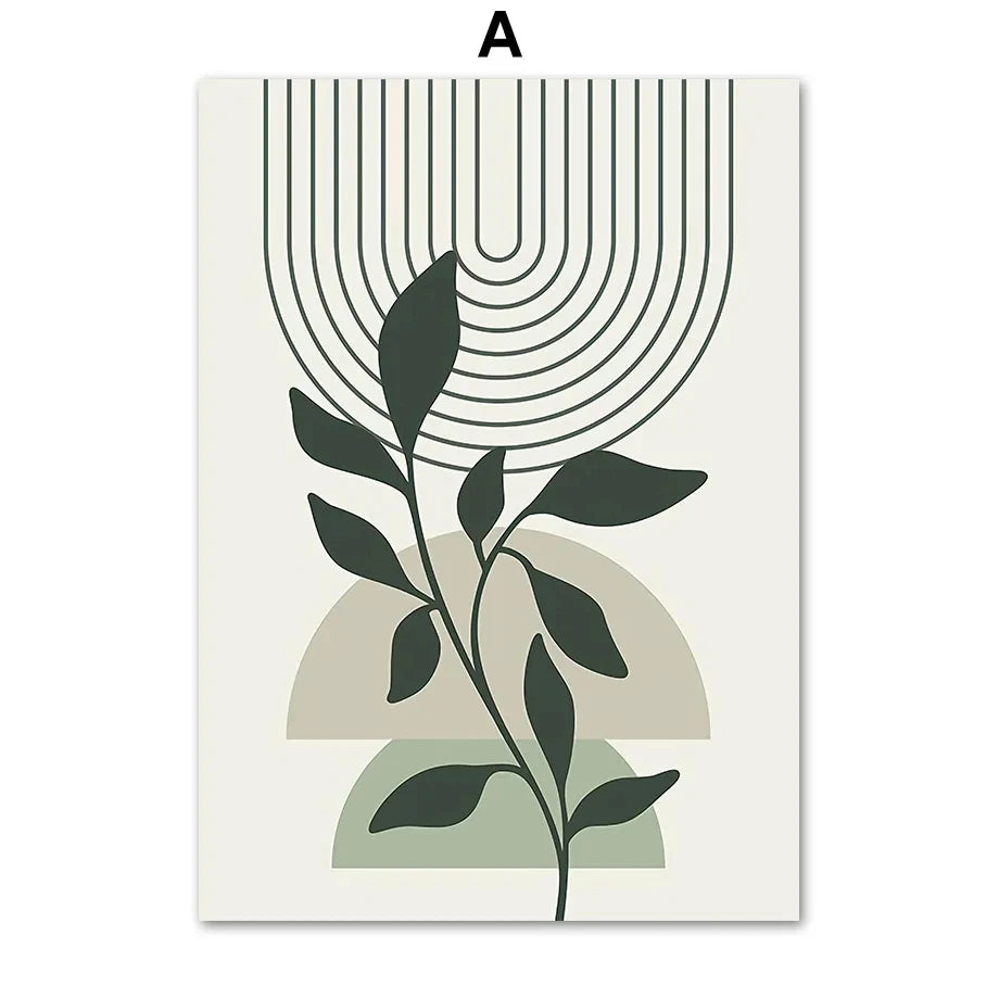 Sage Botanical Canvas Prints