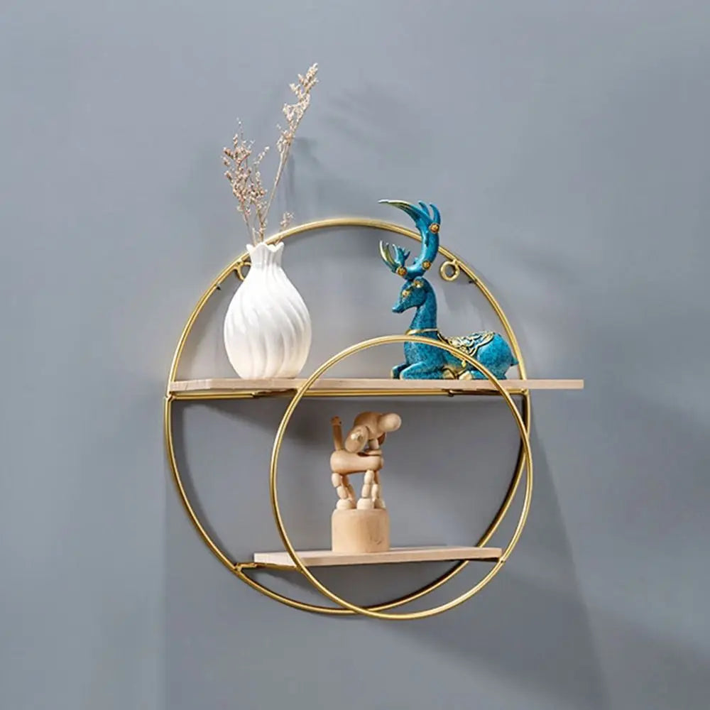 Gold Iron Wall Shelf