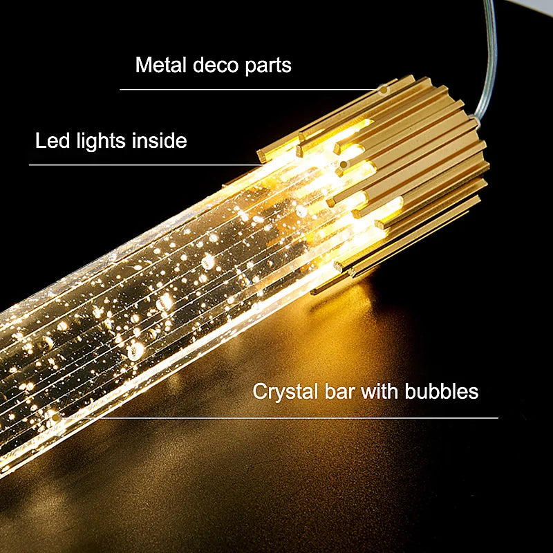 Crystal Multi-Light Pendant Lamp
