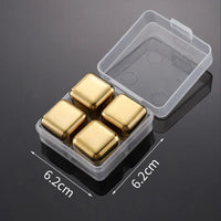 Reusable Stainless Whiskey Cubes