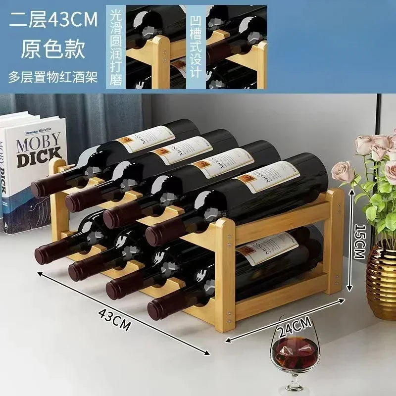 Modular Wooden Wine Rack