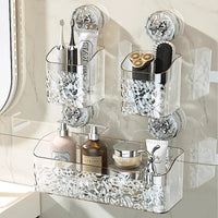 Suction Glacier Bathroom Basket
