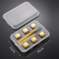 Reusable Stainless Whiskey Cubes