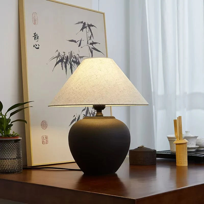 Retro Ceramic Floor Lamp