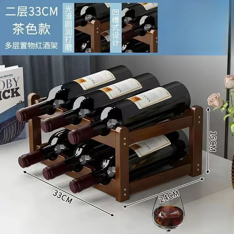 Modular Wooden Wine Rack