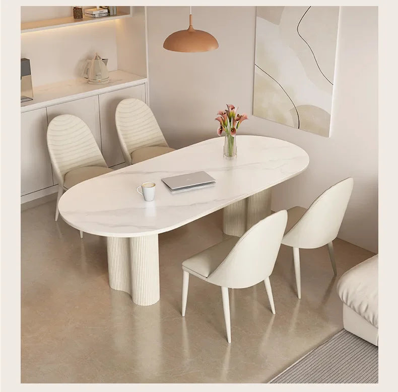 Oval Sintered Dining Set