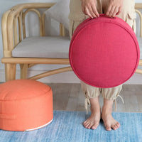Round Meditation Floor Pouf