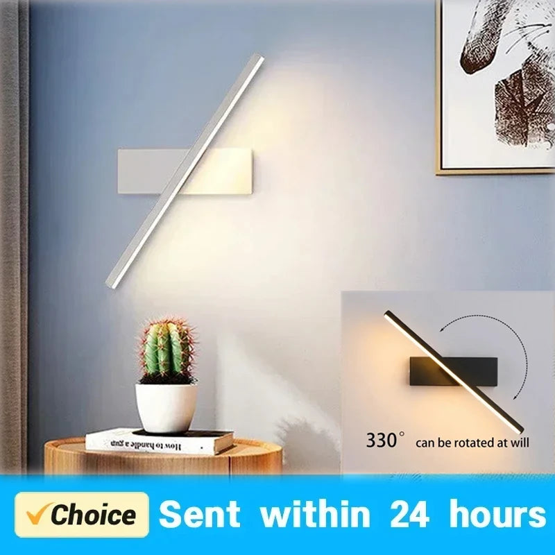 Rotatable LED Mirror Light