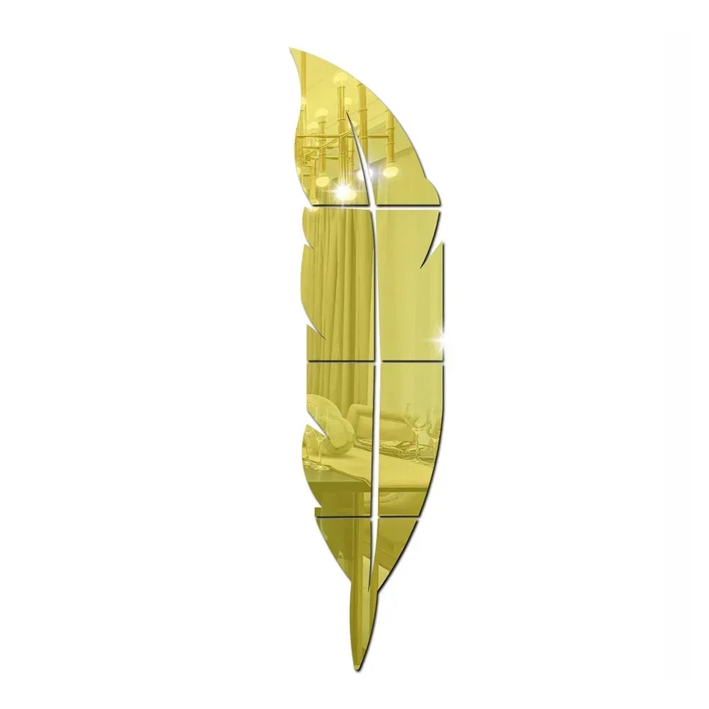 Dancing Feather Mirror Stickers