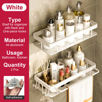 Rustproof Suction Shower Rack