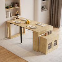 Extendable Storage Dining Table