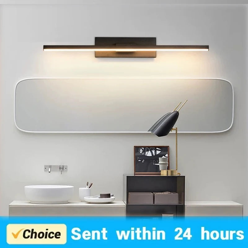 Rotatable LED Mirror Light