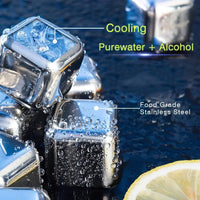 Reusable Stainless Whiskey Cubes