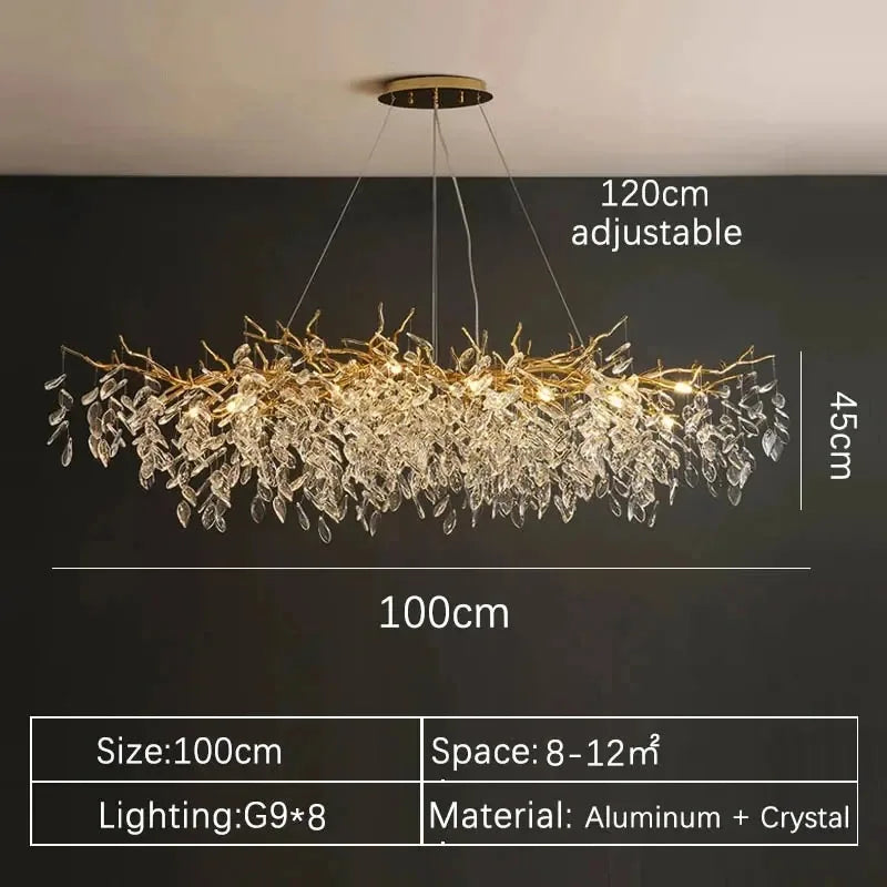 Crystal Island LED Chandelier