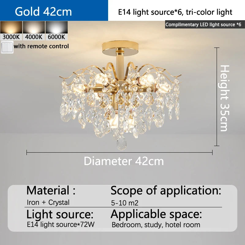 Crystal LED Modern Chandelier