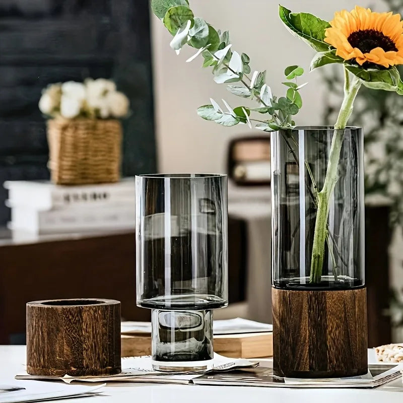 Retro Glass Decorative Vase