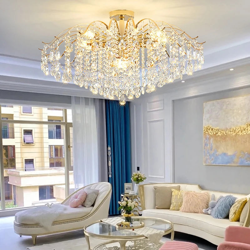 Crystal LED Modern Chandelier