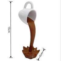 Floating Coffee Cup Sculpture