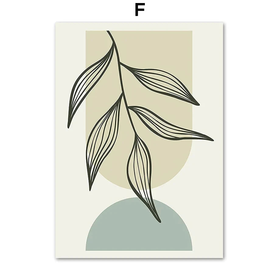 Sage Botanical Canvas Prints