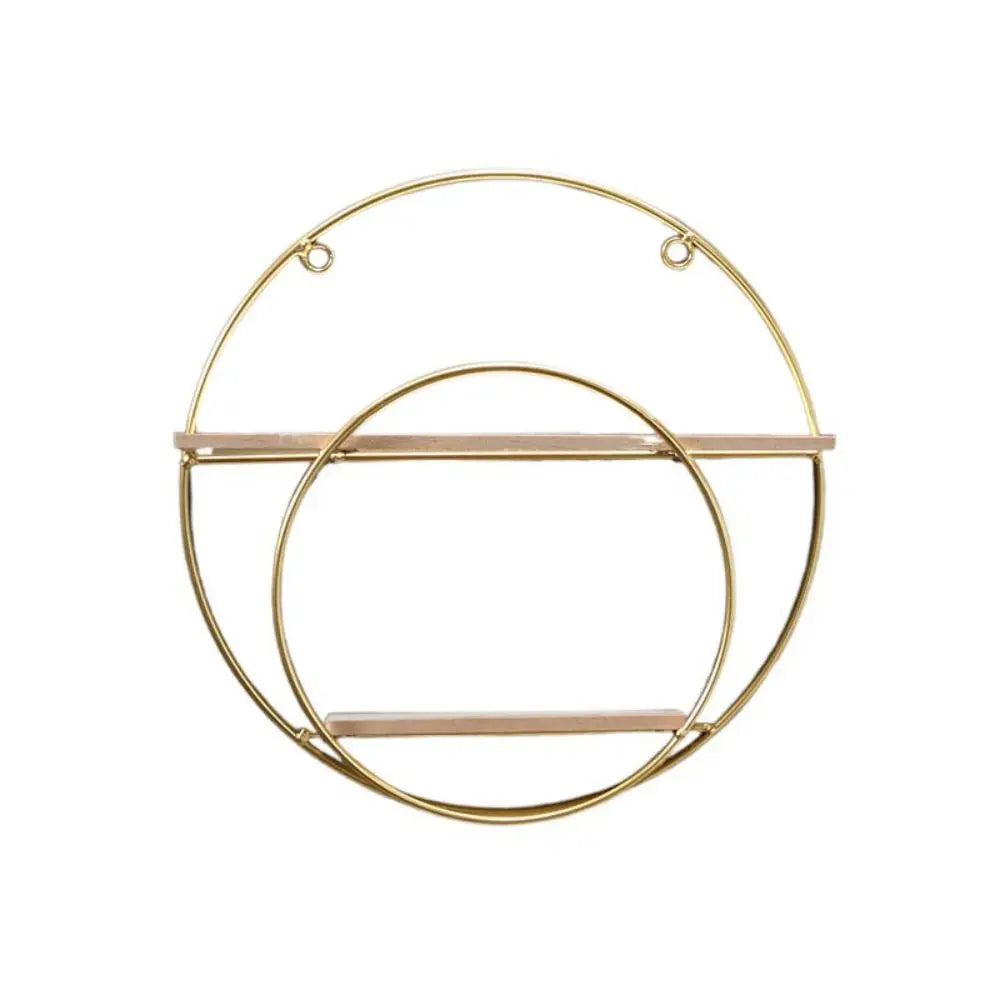 Gold Iron Wall Shelf