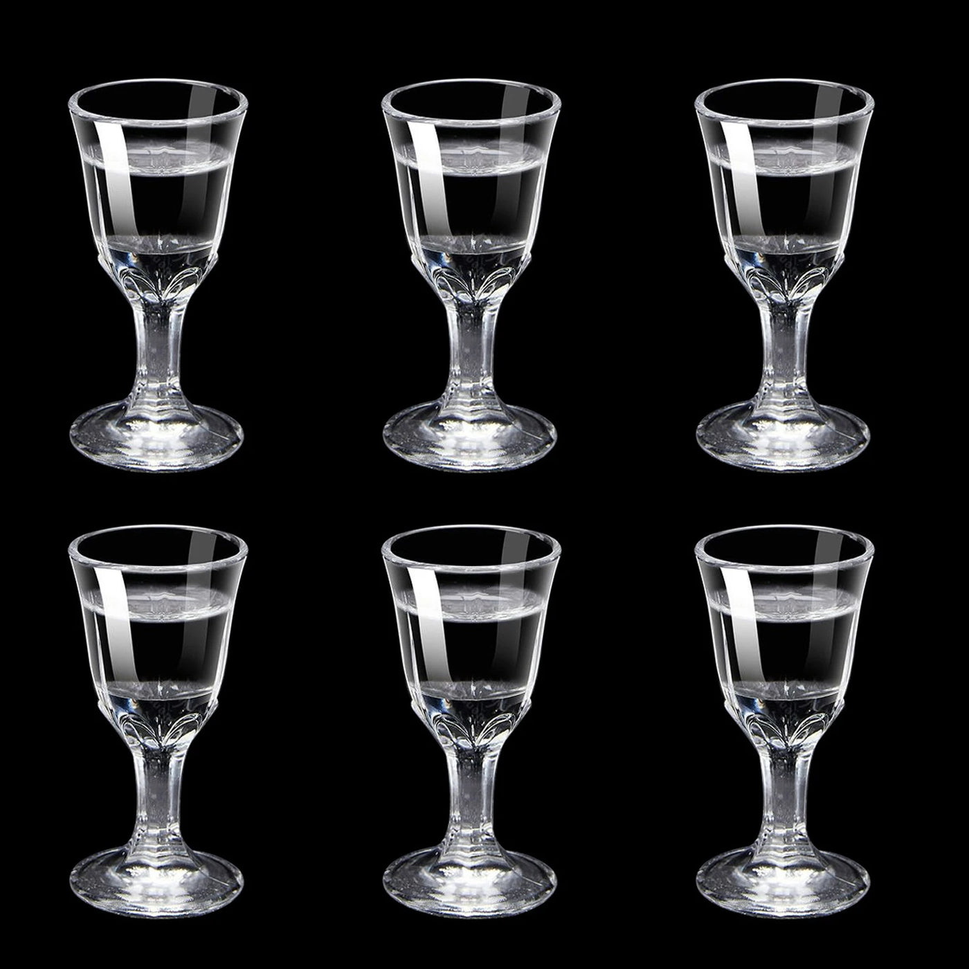 Mini Footed Shot Glasses