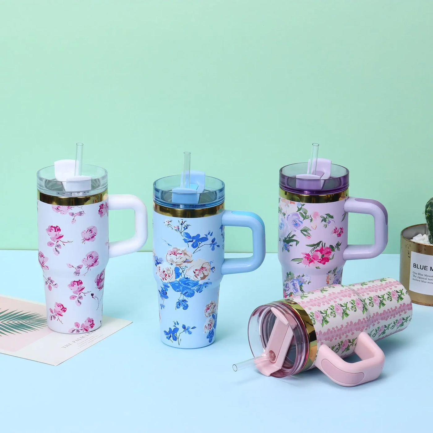 14oz Handled Travel Tumbler