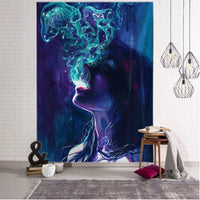 Psychedelic Boho Wall Tapestry