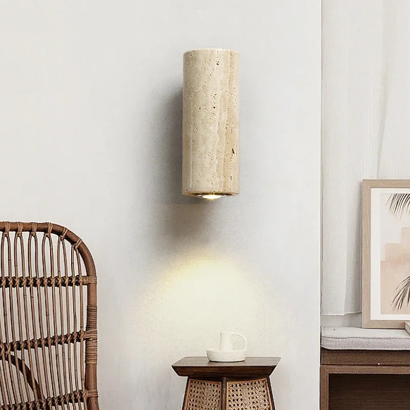 Travertine Marble Wall Sconce