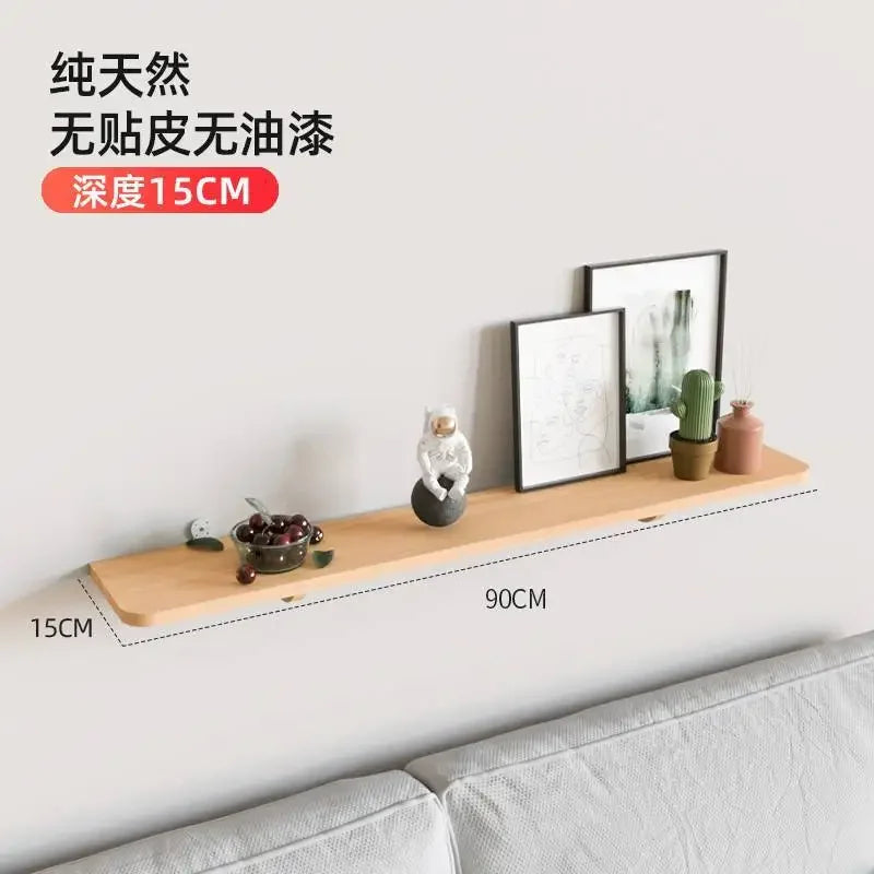 Solid Wood Partition Shelf