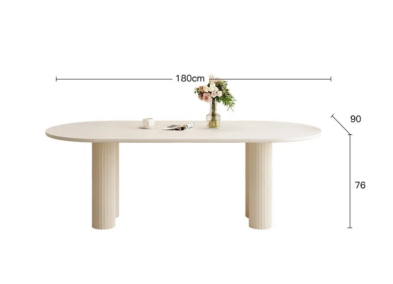 Oval Sintered Dining Set